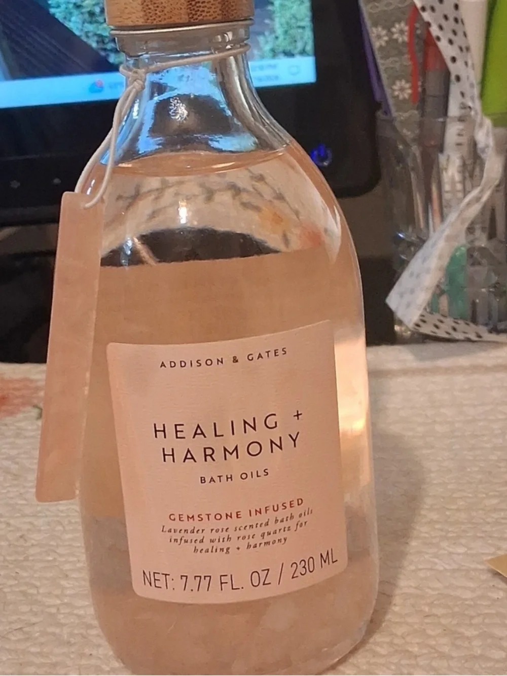 Healing + Harmony Bath Oils — Pink